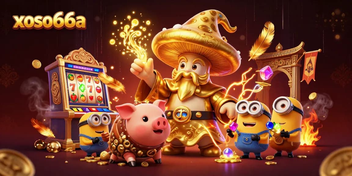 Experience thrilling wins at xoso66a with our golden wizard and treasures of fortune.
