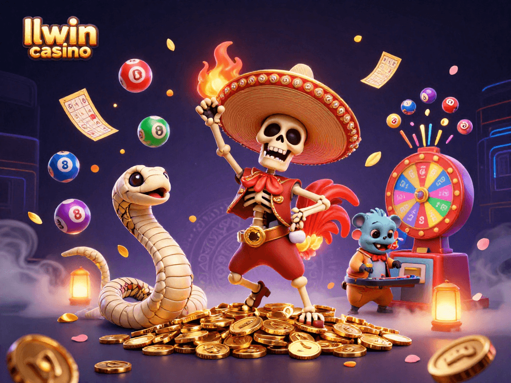 Experience the excitement of llwin casino with vibrant gaming elements and dynamic characters.
