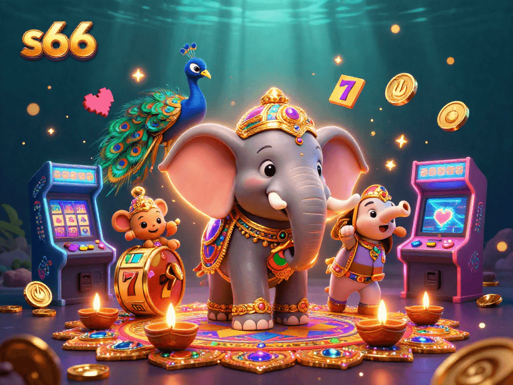 S666 offers exciting slot gaming experiences with vibrant graphics and jackpot elements.