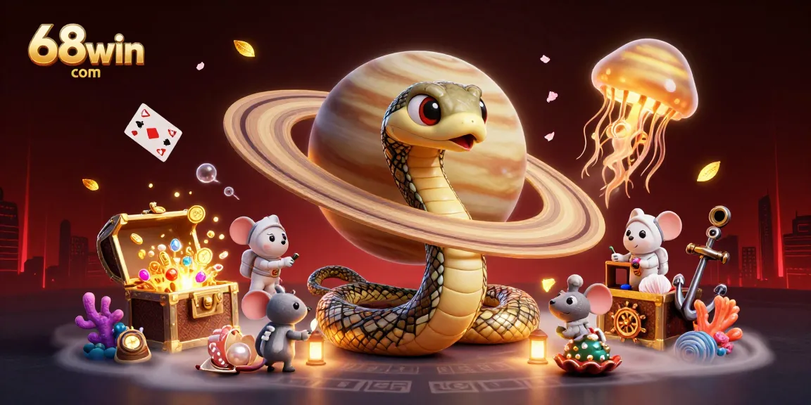 Experience vibrant gameplay with 68win com's cosmic staking scene featuring a roulette planet.