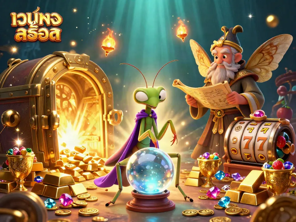 Engage in เว็บตรงสล็อต thrills with dynamic casino reels and enchanting mystical characters.