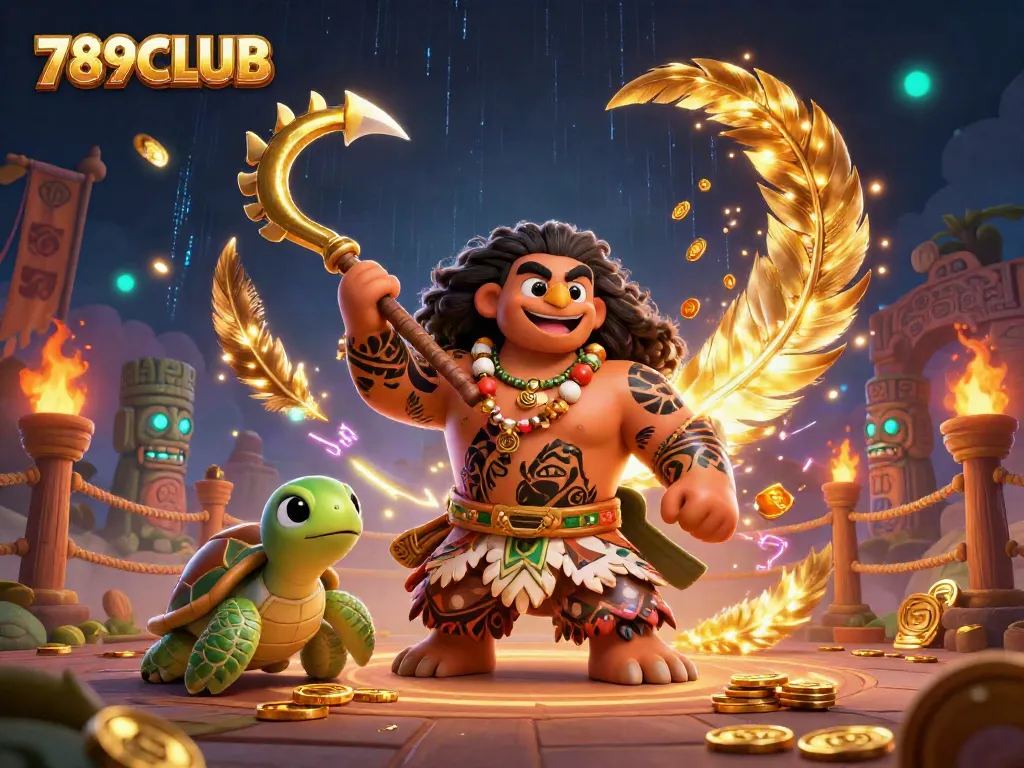 Engage in the thrilling world of 789CLUB with vibrant 3D art showcasing gaming excitement and adventure.