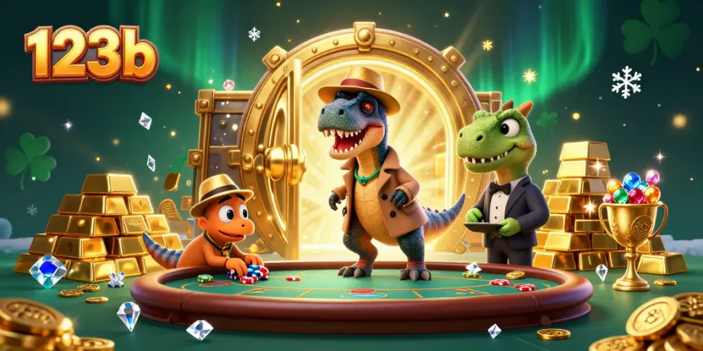 Experience thrilling blackjack action with a velociraptor card counter at 123b's exciting casino.