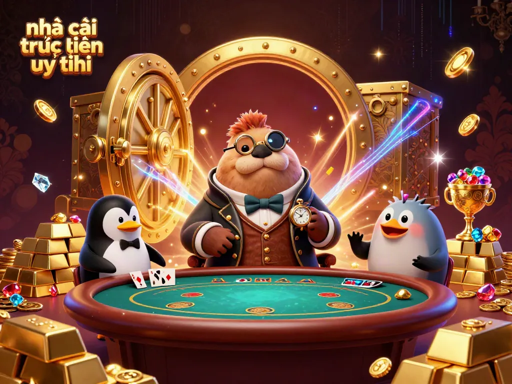 Engage with the interactive world of nhà cái trực tuyến uy tín at a vibrant underwater poker game scene.