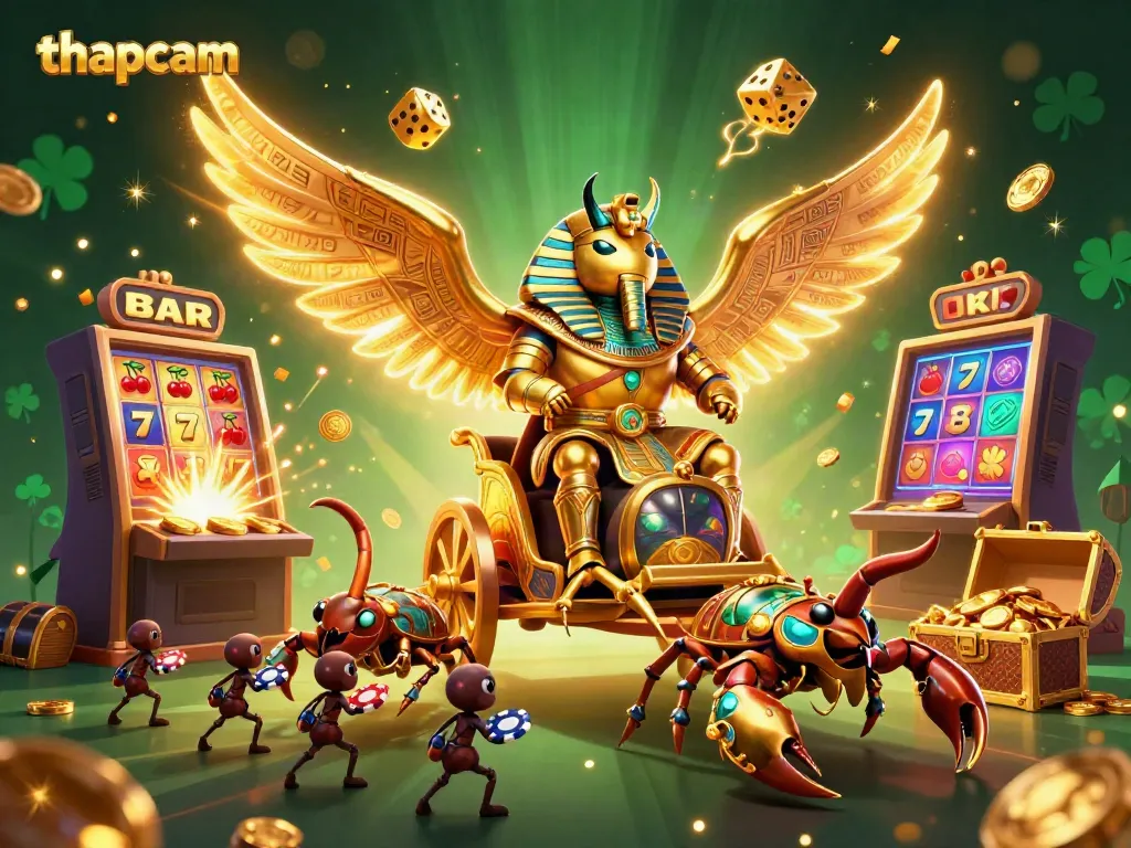 Enjoy thrilling betting adventures with Thapcam's vibrant 3D gambling scene and rich casino elements.