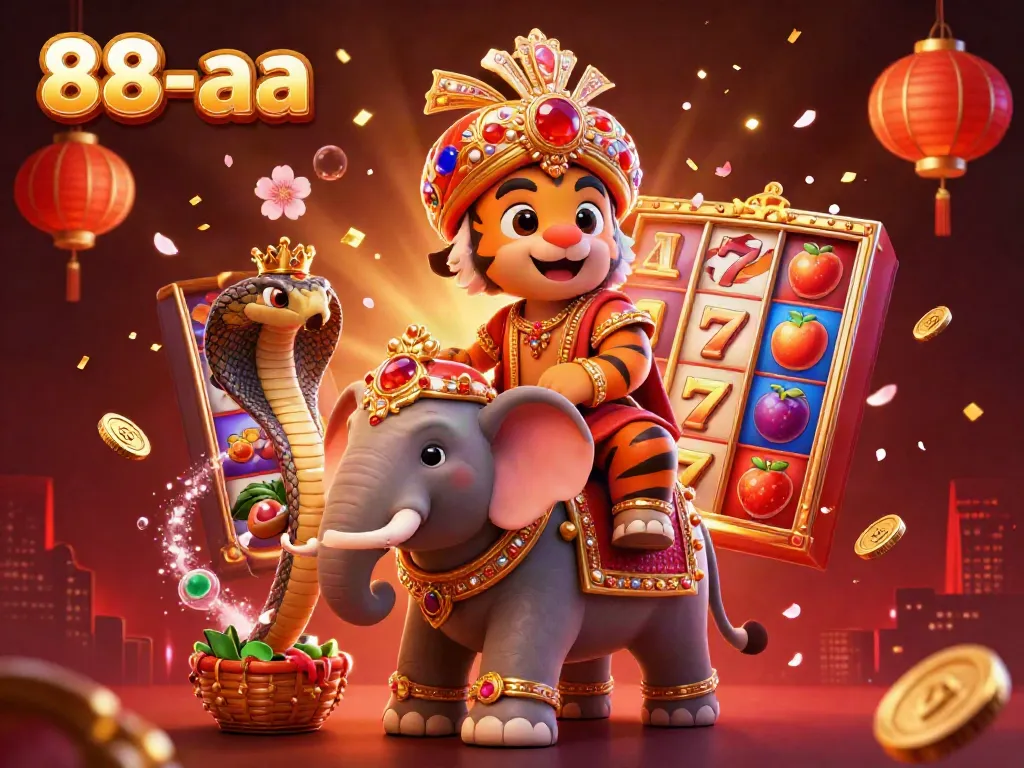 Experience thrilling slot adventures with the vibrant 88-aa interactive casino scene.