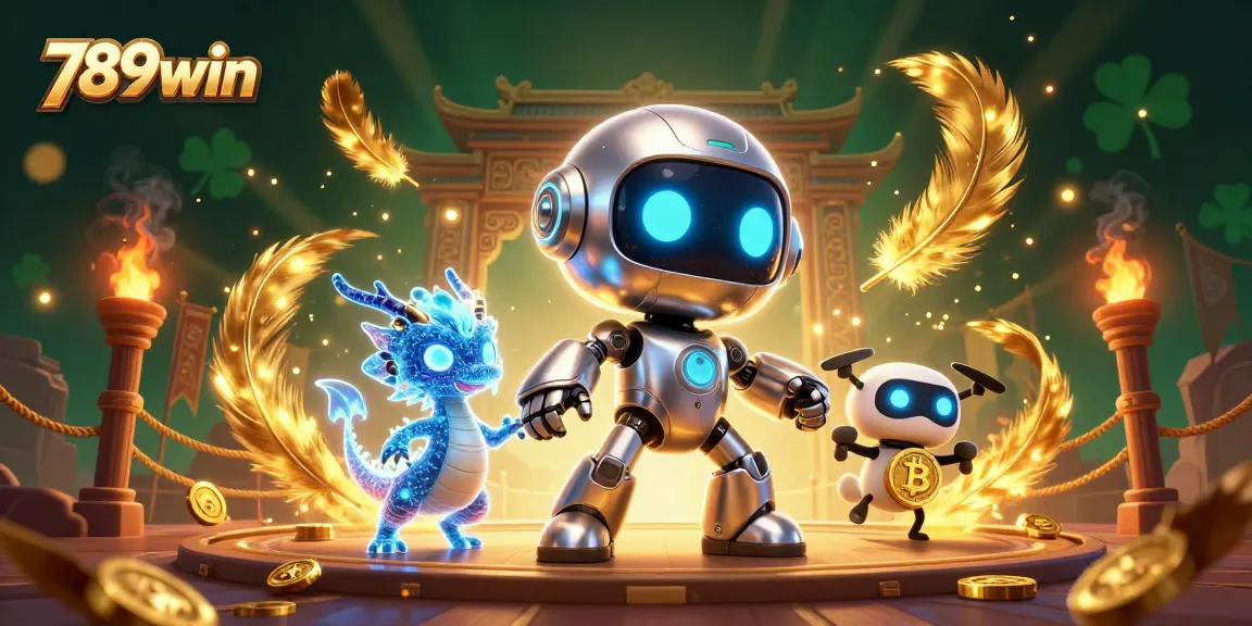 Join the excitement at 789win with vibrant 3D casino characters and digital elements.