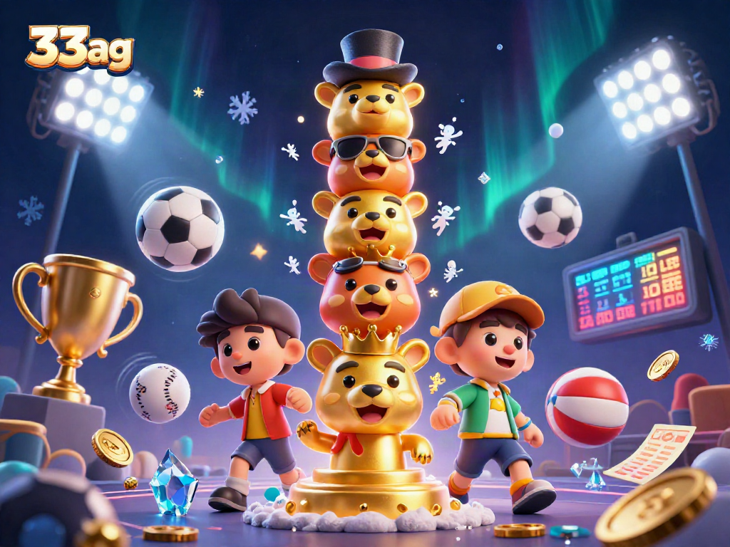 Engage in exciting games at 33ag with dynamic sports elements and vibrant casino visuals.