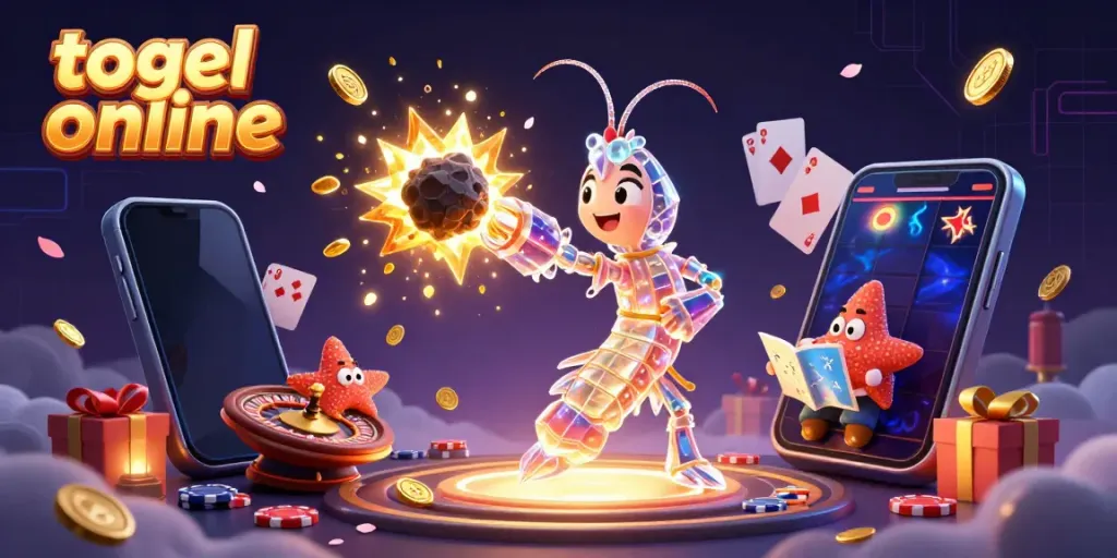Gambarkan pengalaman togel online dengan karakter yang aktraktif dalam suasana kasino menyenangkan.