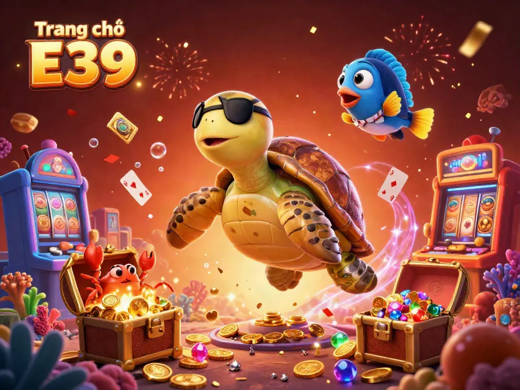 Trải nghiệm trang chủ E39 với những trò chơi thú vị, huyền bí dưới biển.