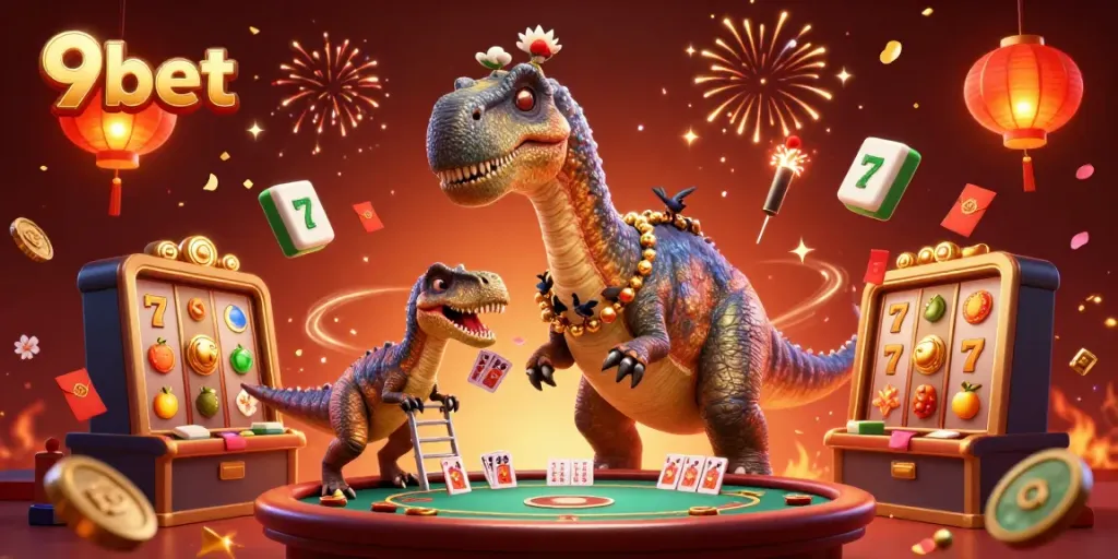 Experience thrilling gameplay at 9bet with an engaging 3D casino scene.