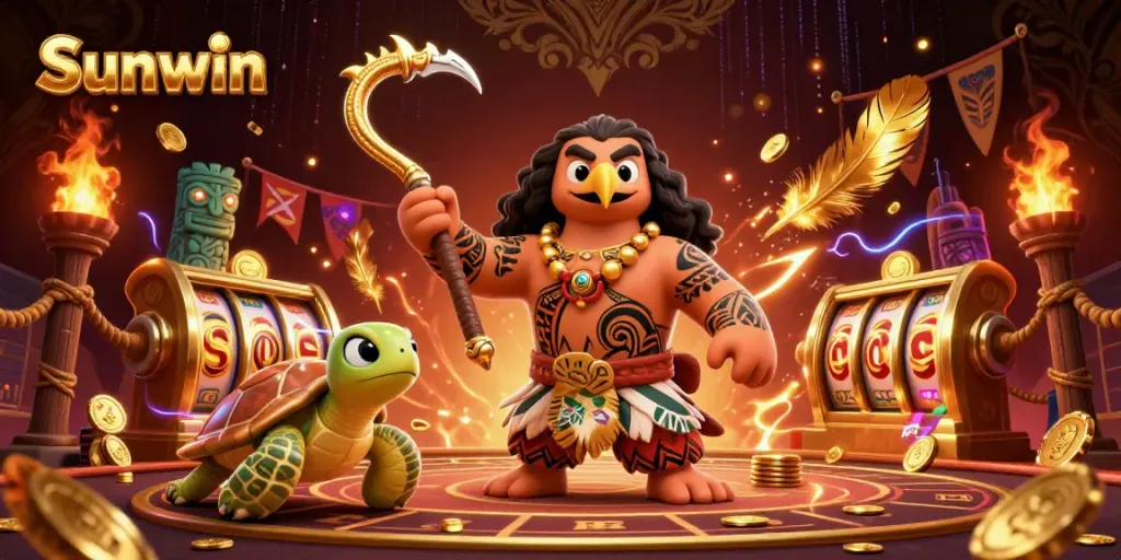 Experience the thrilling world of Sunwin where players can engage in dynamic gambling with vibrant characters and elements.