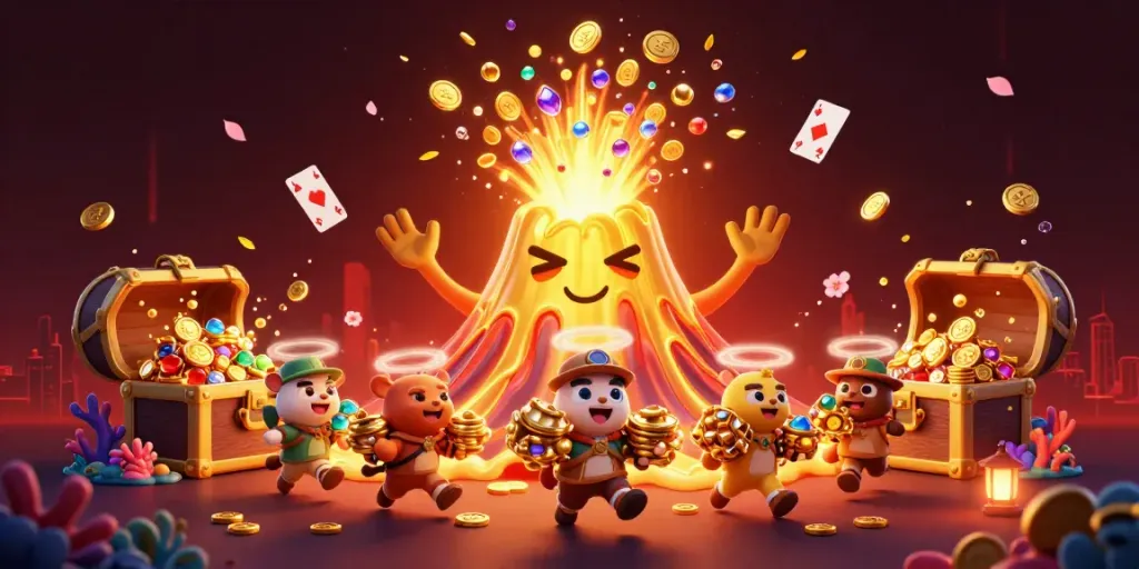 Experience thrilling wins with TG88's dynamic casino gaming scene featuring treasure and excitement.