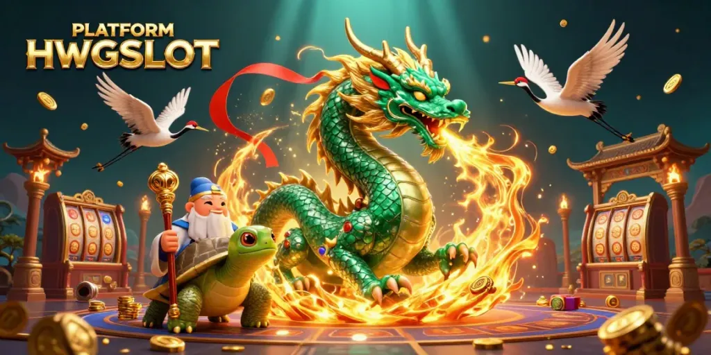 Engage with the enchanting gameplay on PLATFORM HWGSLOT, where emerald dragons and lucky symbols ignite your luck.