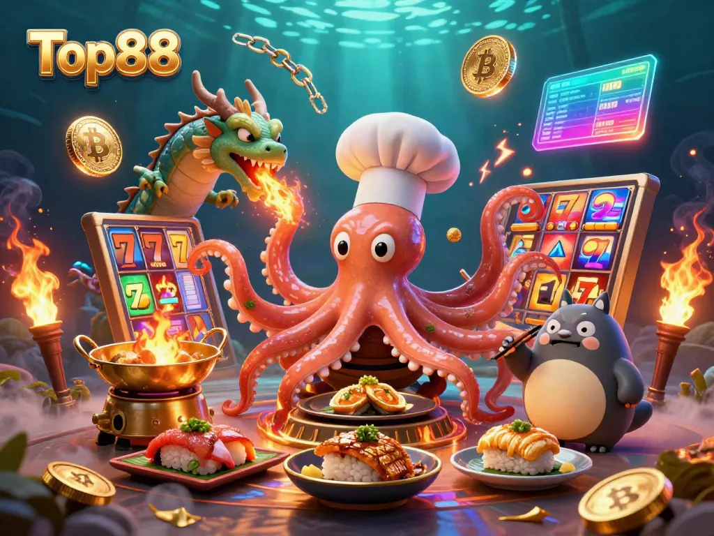 Experience thrilling gameplay with Top88's vibrant casino scene of excitement and winning potential.