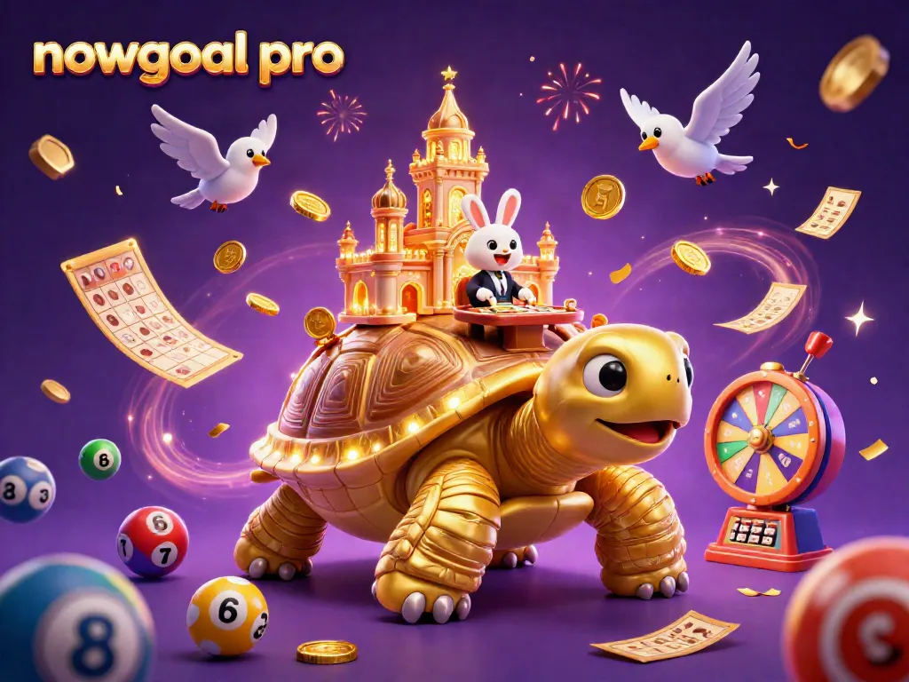 Experience thrilling moments with nowgoal pro in this vibrant casino-themed illustration featuring dynamic gaming elements.