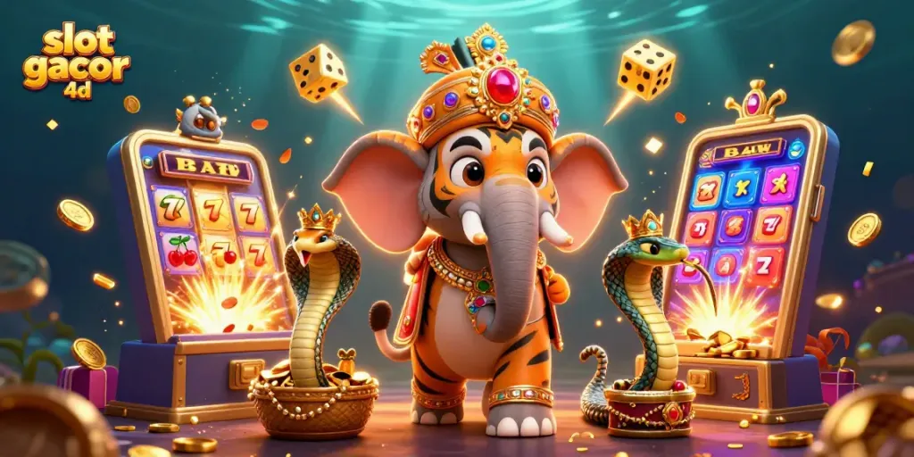 Slot gacor 4d menyajikan ilustrasi kasino dengan elemen jackpot yang menarik.