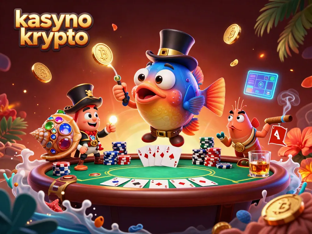 Experience thrilling action at kasyno krypto with vibrant sea creatures and sparkling coins.