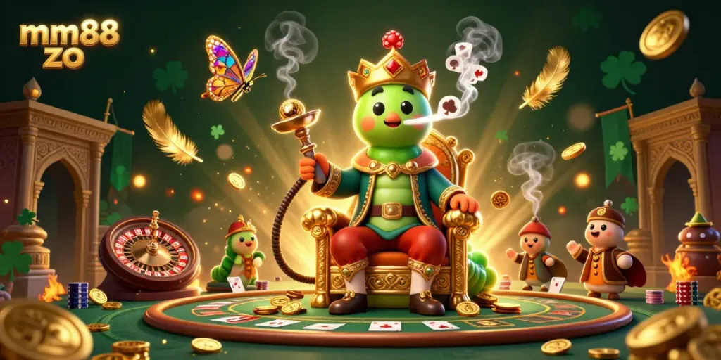 Engage with mm88 zo's vibrant live casino experience, featuring lively characters and dynamic elements.