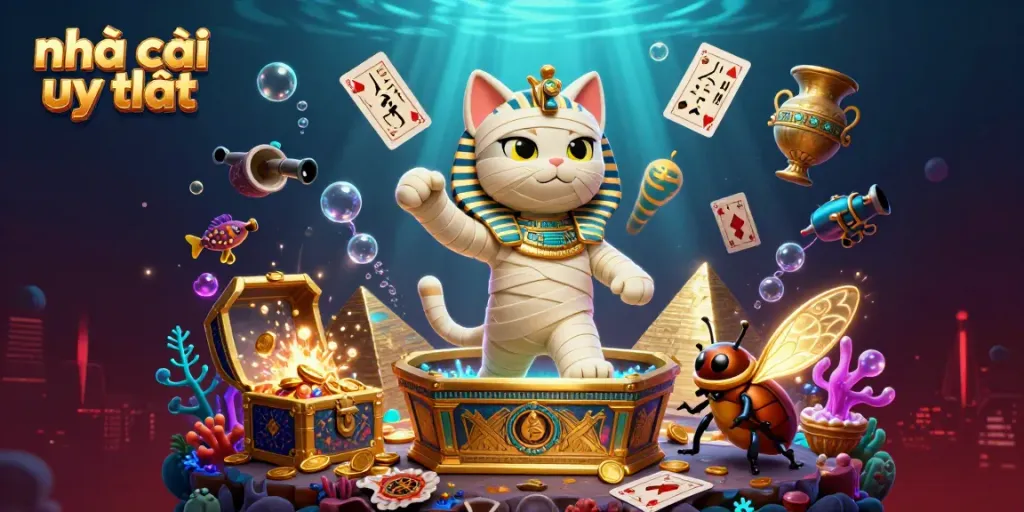 Engage in thrilling gameplay at Nhà cái uy tín with vibrant casino scenes and dynamic characters.