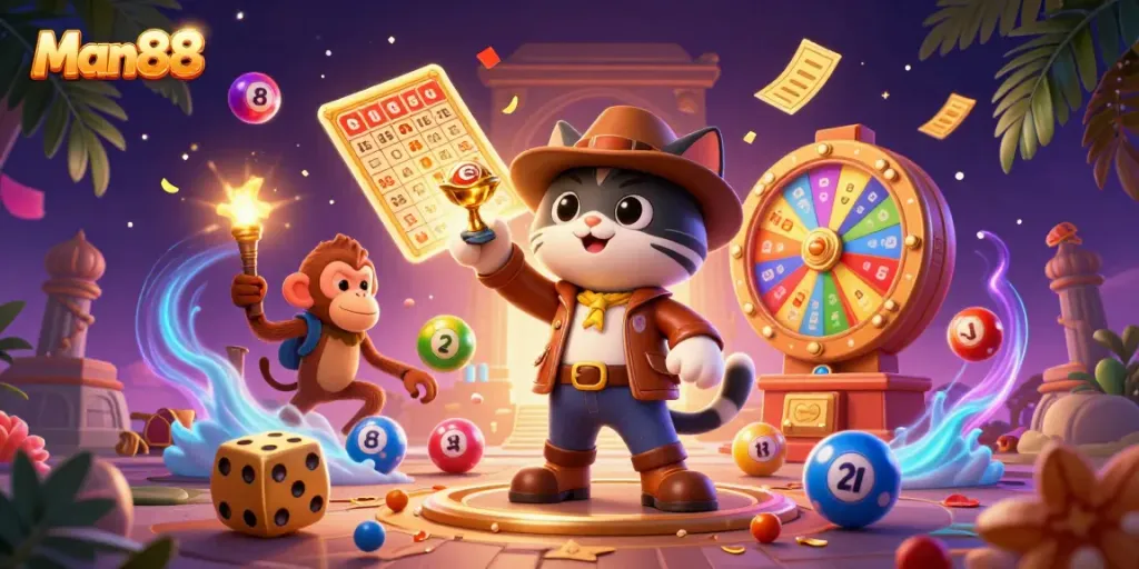 Experience the thrill of gaming with Man88's vibrant casino adventure scene.