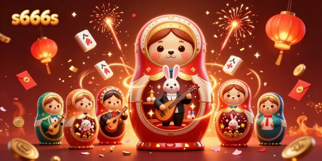 Experience the thrills of s666s casino games with vibrant cartoon characters and festive elements.