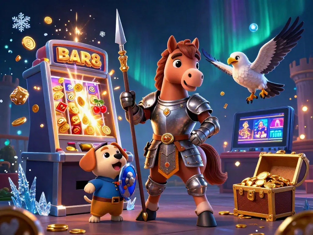 Experience fun88 with thrilling casino elements and characters in a vibrant 3D scene.