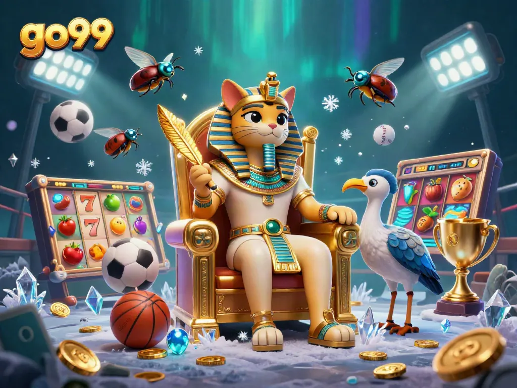 Experience the vibrant world of go99 with captivating slot games and playful characters.