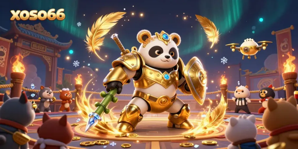 Engage in exciting gameplay with xoso66 featuring unique characters and vibrant casino elements.