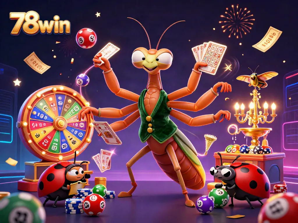 Experience the thrilling action at 78win with a lively casino scene full of games and excitement.
