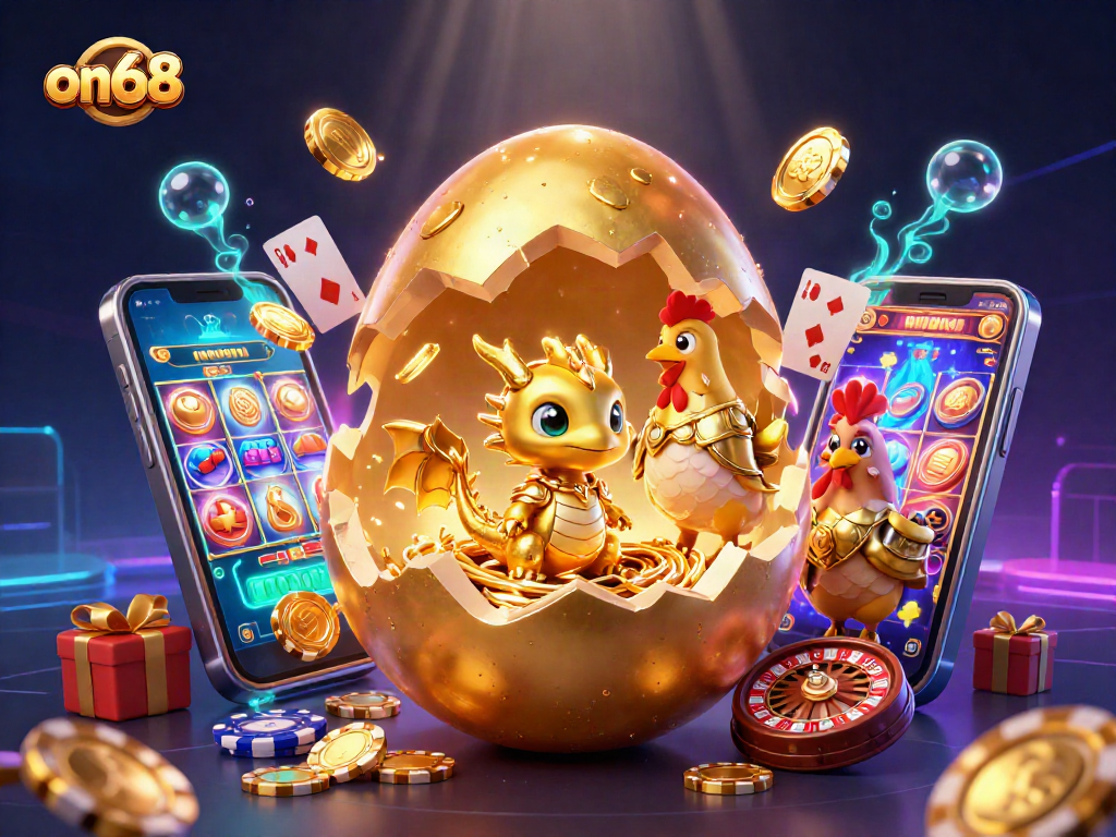 Experience the thrilling world of on68 with a golden dragon and dynamic casino games!