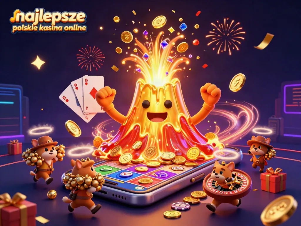 Experience the excitement of najlepsze polskie kasyna online with an erupting volcano of treasures and games.